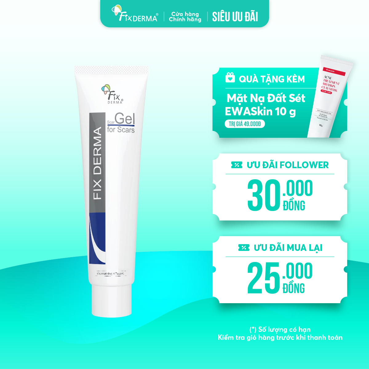 Gel mờ sẹo Fixderma Scar Gel – Giải pháp cải thiện sẹo an toàn, hiệu quả Gel mờ sẹo Fixderma Scar Gel – Giải pháp cải thiện sẹo an toàn, hiệu quả